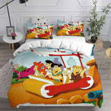 The Flintstones Bedding Sets Duvet Cover Halloween Cosplay Comforter Sets