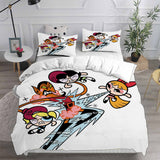 The Powerpuff Girls Bedding Sets Bed Quilt Cover Pillow Case Halloween Cosplay Comforter Sets