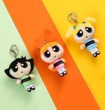 The Powerpuff Girls Pendant Blossom Buttercup Bubbles Plush Toy Stuffed Doll Backpack Bag Keychain Accessories