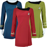 Star Trek TOS The Original Series Uniform Female Duty Dress Cosplay Costumes