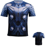 2017 Movie Thor 3 Ragnarok Chris Heimsworth T-shirt Short Sleeve Tee Superman Polyester Man Boy Cosplay Halloween Party - bfjcosplayer