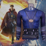 2016 Movie Doctor Strange Costume Cosplay T-Shirt Stephen Vincent Tee Necklace Shirt Halloween Party - bfjcosplayer