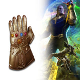 1:1 Thanos Infinity Gauntlet Avengers Infinity War Gloves With Led Light Cosplay Thanos Glove Halloween Party Props Deluxe - bfjcosplayer