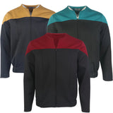 Star Trek Deep Space Nine Commander Yellow Blue Uniforms Voyager Starfleet Jacket Costumes