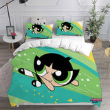 The Powerpuff Girls Bedding Sets Duvet Cover Halloween Cosplay Comforter Sets