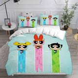 The Powerpuff Girls Bedding Sets Duvet Cover Halloween Cosplay Comforter Sets