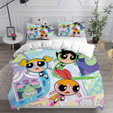 The Powerpuff Girls Bedding Sets Duvet Cover Halloween Cosplay Comforter Sets