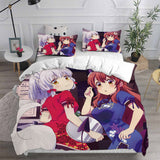 The Demon Girl Next Door Cosplay Bedding Sets Duvet Cover Halloween Comforter Sets