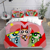 The Powerpuff Girls Bedding Sets Duvet Cover Halloween Cosplay Comforter Sets