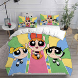 The Powerpuff Girls Bedding Sets Duvet Cover Halloween Cosplay Comforter Sets