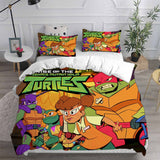 Rise of the Teenage Mutant Ninja Turtles Cosplay Bedding Sets Duvet Cover Halloween Comforter Sets