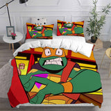 Rise of the Teenage Mutant Ninja Turtles Cosplay Bedding Sets Duvet Cover Halloween Comforter Sets