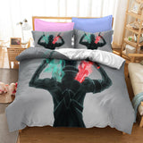 Anime Sword Art Online Cosplay Bedding Set Duvet Cover Halloween Bed Sheets