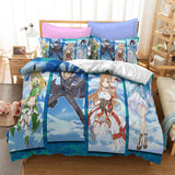 Anime Sword Art Online Cosplay Bedding Set Duvet Cover Halloween Bed Sheets