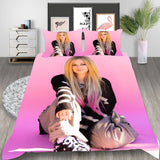 Avril Ramona Lavigne Cosplay Bedding Set Duvet Cover Halloween Bed Sheets