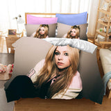 Avril Ramona Lavigne Cosplay Bedding Set Duvet Cover Halloween Bed Sheets