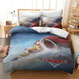 Cartoon Cars Cosplay Bedding Duvet Cover Halloween Sheets Bed Set