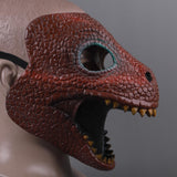 Dinosaur Mask Cosplay Latex Helmet Halloween Props