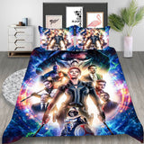 Film Black Widow Cosplay Bedding Set Duvet Cover Halloween Bed Sheets