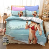 Grand Theft Auto Cosplay Bedding Duvet Cover Halloween Sheets Bed Set