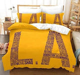 Kobe Black Mamba Cosplay Bedding Set Duvet Cover Halloween Bed Sheets