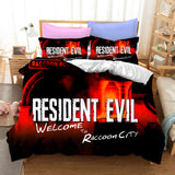 Resident Evil: Welcome to Raccoon City Cosplay Bedding Sets Duvet Cover Halloween Comforter Sets