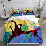 Spider-Man Into the Spider-Verse Cosplay Bedding Sets Duvet Cover Halloween Comforter Sets