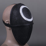 Squid Game Black Mask Cosplay Latex Helmet Halloween Props