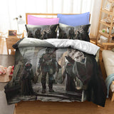 Star Wars The Mandalorian Cosplay Bedding Duvet Cover Halloween Sheets Bed Set